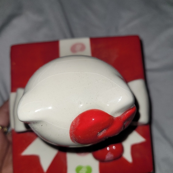 Hello Kitty Jelly Belly Candy Christmas Square Box Jar 5 1/2"‎ x 5 1/2" x 6 1/2" - Picture 2 of 5